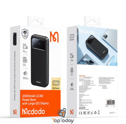 پاوربانک 20000 مک دودو Mcdodo MC-4230 توان 22.5 وات