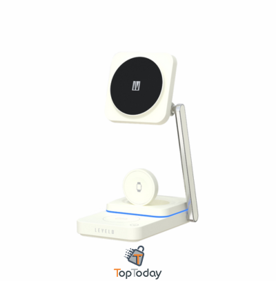 شارژ وایرلس لولو 3 کاره Levelo Aurora LVLA31WCWH