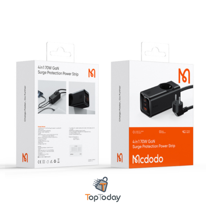 آداپتور شارژ و چند راهی محافظ برق 70 وات مک دودو Mcdodo CH-4620