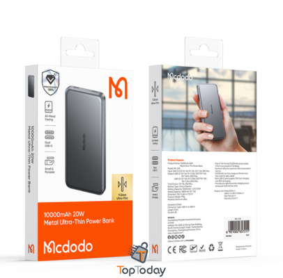 پاوربانک 10000 مک دودو Mcdodo MC-378 Metal Ultra