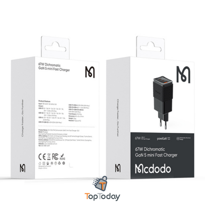 شارژر دیواری سه پورت 67 وات مک دودو Mcdodo CH-1501