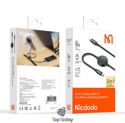 کابل شارژ تایپ سی به تایپ سی واچ مک دودو Mcdodo CA-4170